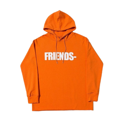 Vlone Friends Cotton Hoodie Or