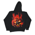 Vlone Halloween Flaming Black Hoodie