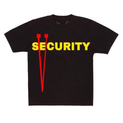 Vlone Security Black T-Shirt