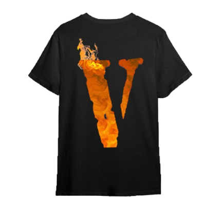 Vlone x ME AGAINST the world Black T-Shirt