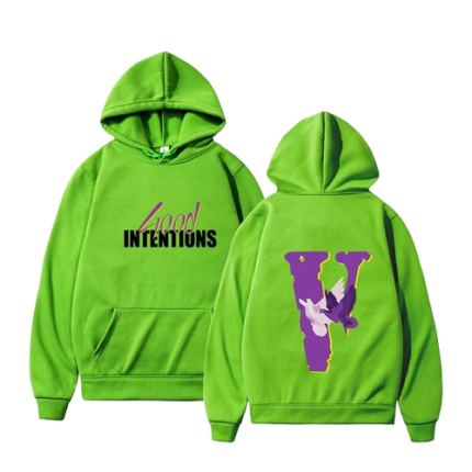 green vlone hoodie