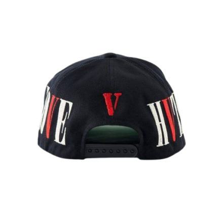 Vlone X Saint M×××××× Black Cap