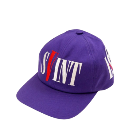 Vlone X Saint M×××××× Purple Cap