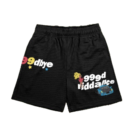 999 Club 4 Year Anniversary Shorts Black