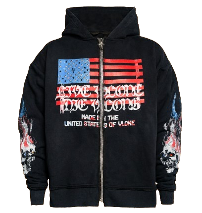 VLONE FLAG Zip Up Hoodie