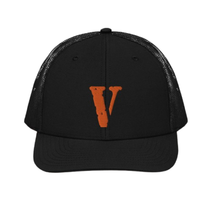 VLONE Black Trucker Cap