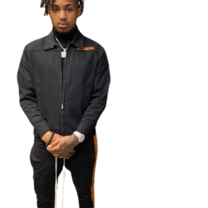 Vlone 5555 Jail Jacket – Black