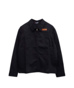 Vlone Logo Denim Jacket – Black