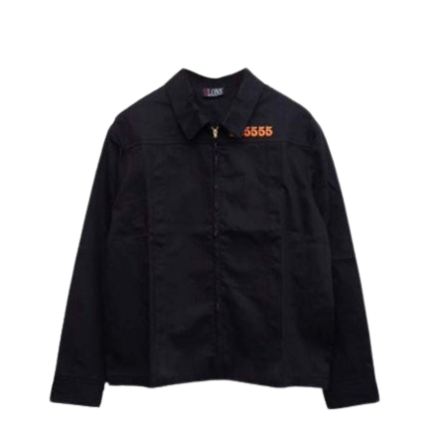 Vlone Logo Denim Jacket – Black