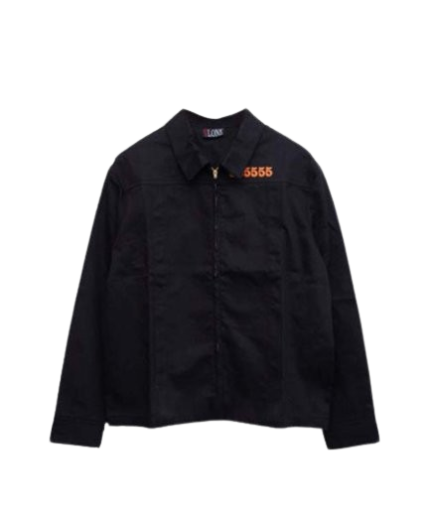 Vlone Logo Denim Jacket – Black