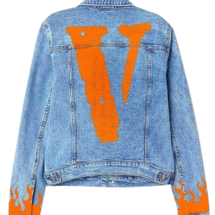 Vlone Denim Jacket – Blue