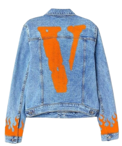 Vlone Denim Jacket – Blue