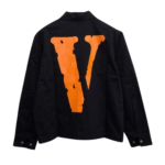 Vlone Logo Denim Jacket – Black